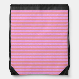 Pink Drawstring Backpack