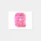 Pink Dream Big Inspirational Watercolor Quote