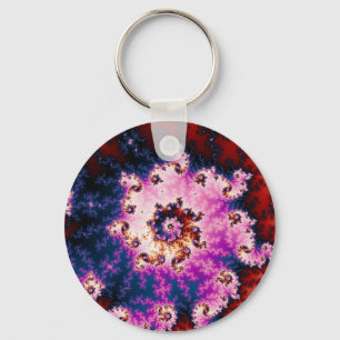 Pink Dream - Fractal Keychain