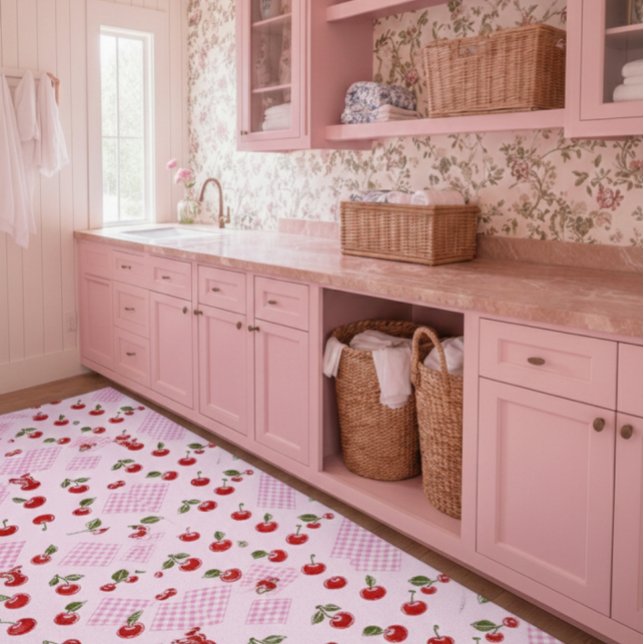 Pink dream laundry room Rug (Creator Uploaded)