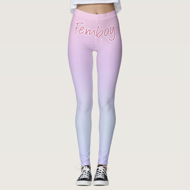 Pink Dream Leggings for a Soft fameboy (Front)