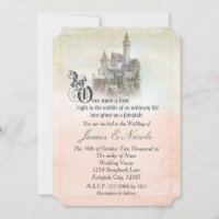 Pink Dreamy Fairy Tale Storybook Castle Wedding