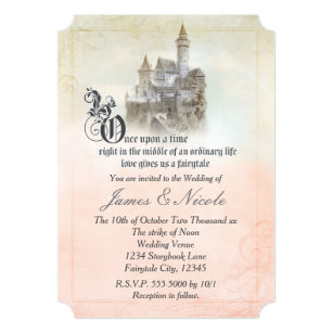 Cinderella Wedding Invitations Zazzle