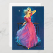 Pink Dress Pin Up (Front/Back)