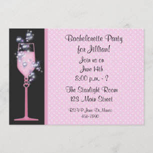 Pink Drink Party Invitation