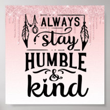 Pink Dripping Glitter Inspirational Quote Poster