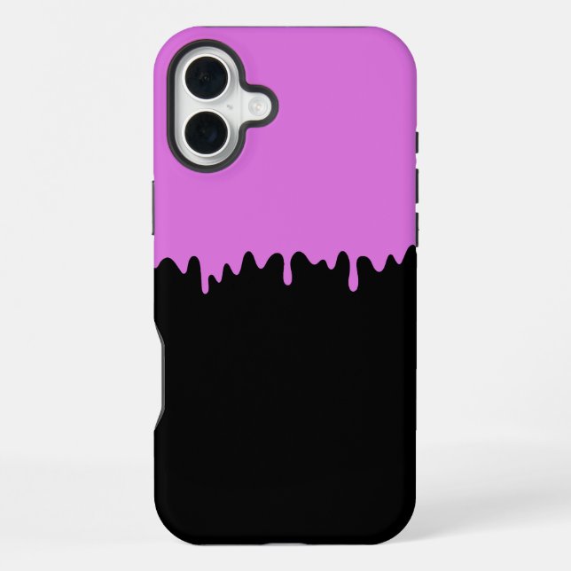 Pink Dripping Slime Iphone Case (Back)