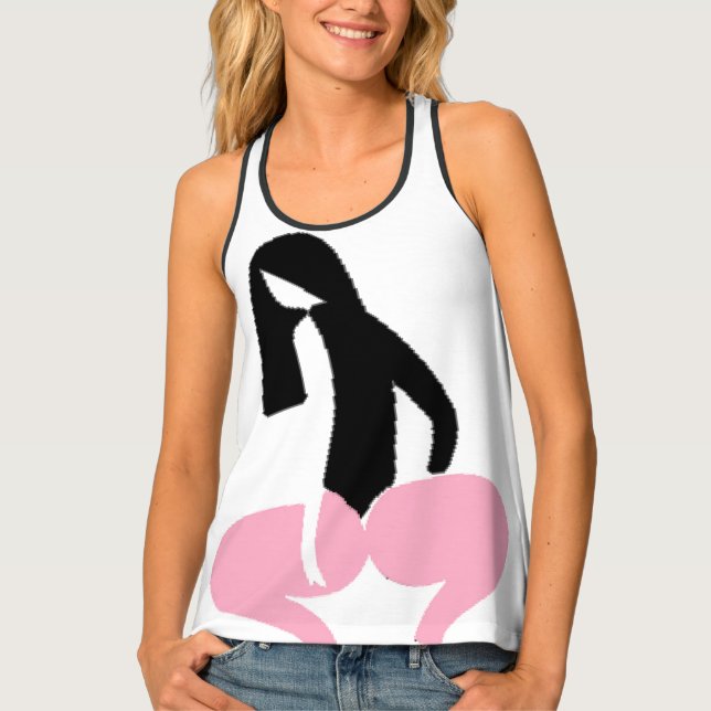 pink drop Women's Tank Top (Front)