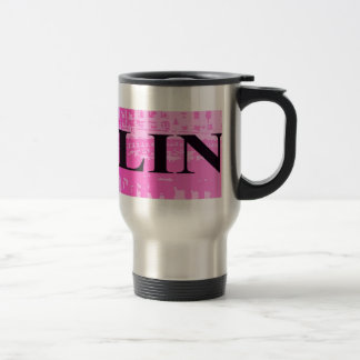 Pink DUBLIN Travel Mug