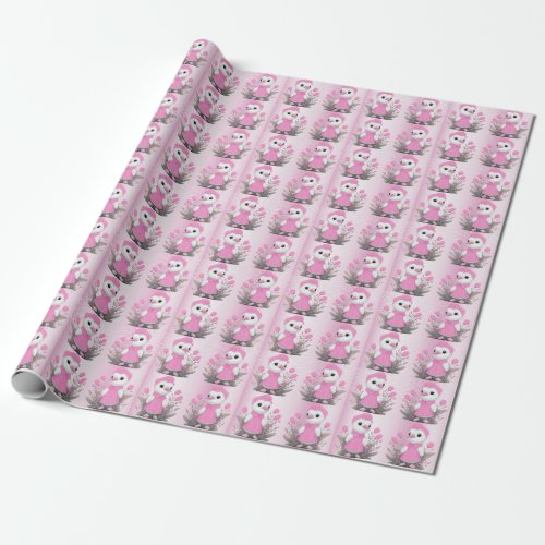 Pink Duck Wrapping Paper
