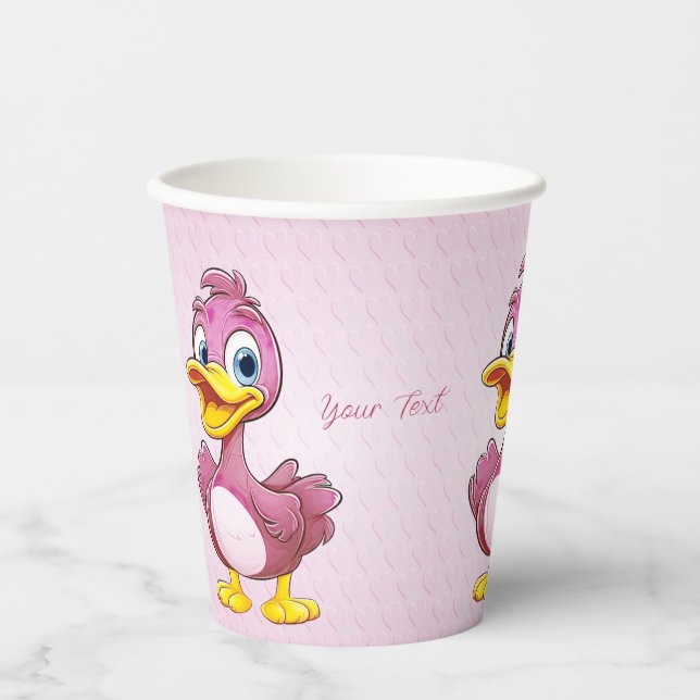 Pink Ducks Paper cup (Front)