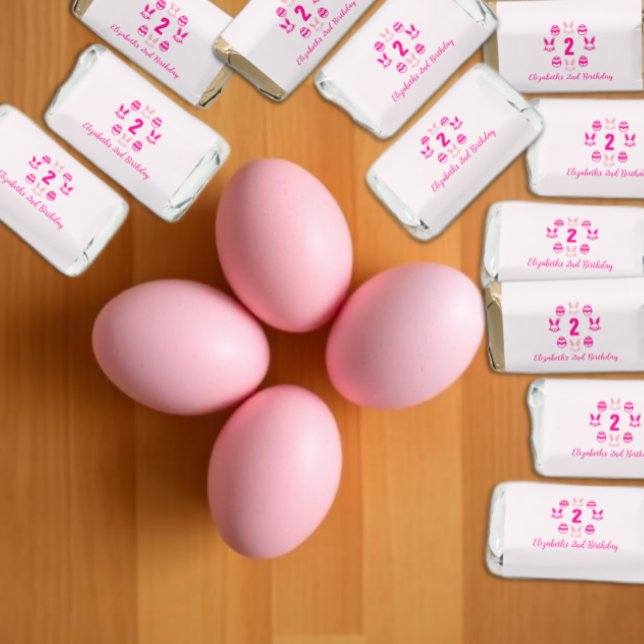 Pink Easter 2nd Birthday Hershey's Miniatures (Creator Uploaded)