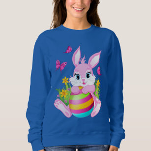 TooLoud Oh Snap Chocolate Easter Bunny Hoodie Sweatshirt