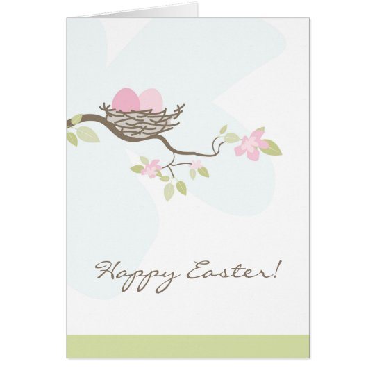 Pink Easter Card