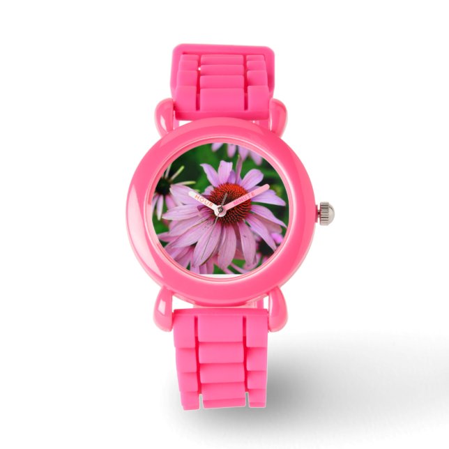 pink echinacea flower watch (Front)