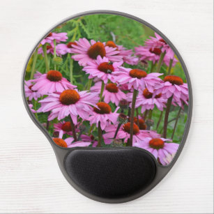Pink echinacea flowers gel mousepad