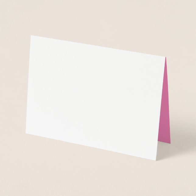 Pink #EF8484, Cadillac Pink Foil Card (Front)