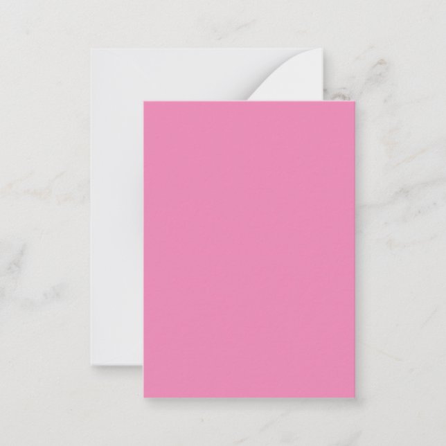 Pink #EF8484, Cadillac Pink Note Card (Front)