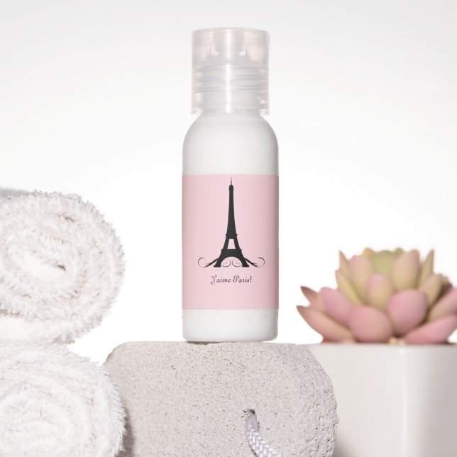 Pink Eiffel Tower J'aime Paris! Hand Lotion (Insitu)