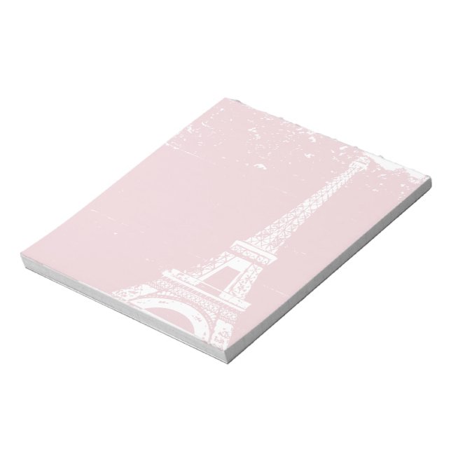 Pink Eiffel Tower Notepads (Rotated)