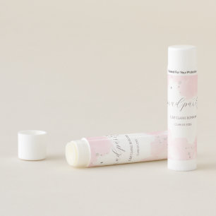 pink Elegance Graduation Party Invitation Lip Balm