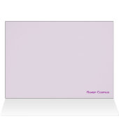 Pink elegant cosmos-flower cards (Inside Horizontal (Top))