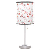 Pink Elegant Flamingo pattern Table Lamp (Left)