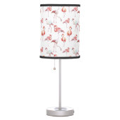 Pink Elegant Flamingo pattern Table Lamp (Right)