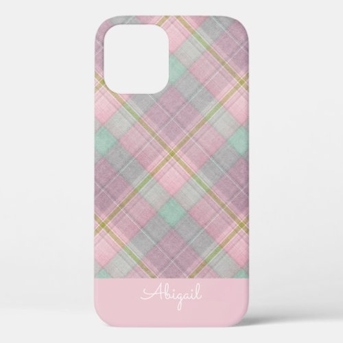 Pink Elegant Script Case_Mate iPhone Ca iPhone 12 Case