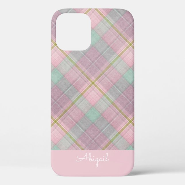 Pink Elegant Script Case-Mate iPhone Ca Case-Mate iPhone Case (Back)