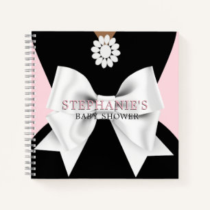 Pink Elegant Tiffany Theme Baby Shower Guest Book