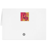 pink elepant with hibiscus (Back Horizontal)