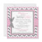 Pink Elephant and Chevron Print Baby Shower