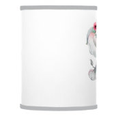 Pink Elephant Baby Lamp Shade (Left)