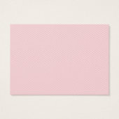 Pink Elephant Baby Shower Name Suggestion Cards (Back)