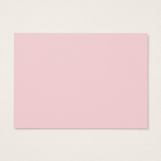 Pink Elephant Baby Shower Name Suggestion Cards (Back)