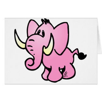 Pink Elephant Cards