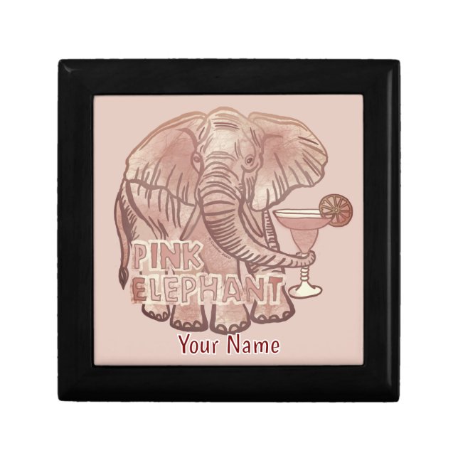 Pink Elephant   Gift Box (Front)