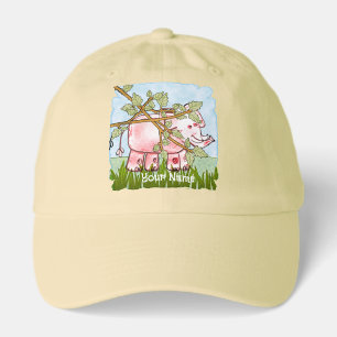 Pink Elephant Hiding Hat