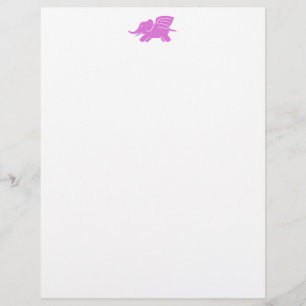 Pink Elephant Stationery