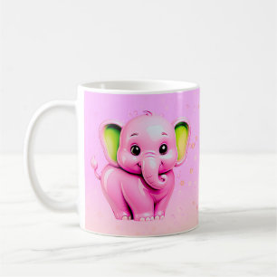 Pink Elephant Sweetheart Coffee Mug