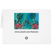 Pink Elephants Cards (Back Horizontal)