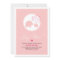 Pink Elephants Hearts Girl Baby Shower Invitation