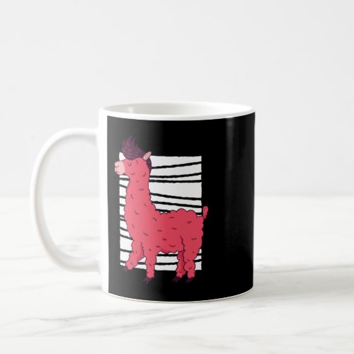 Pink ELVIS lama Coffee Mug