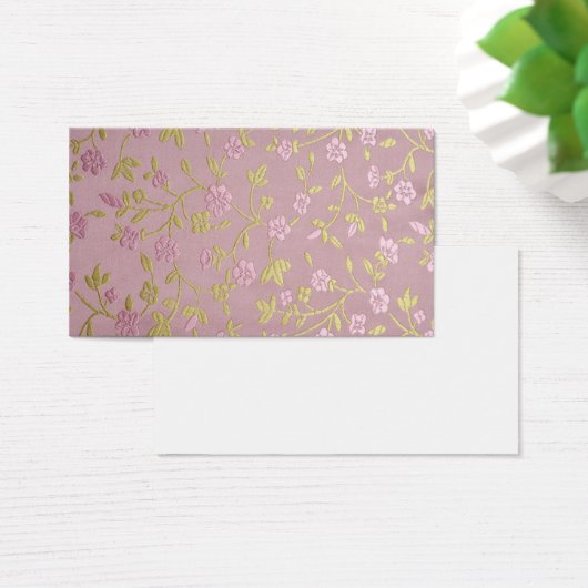 Pink Embroidered Flowers (Desk)