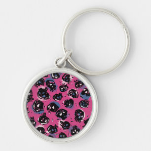 Pink ,emo, scull, Accessories , Keychains ,Lanyard