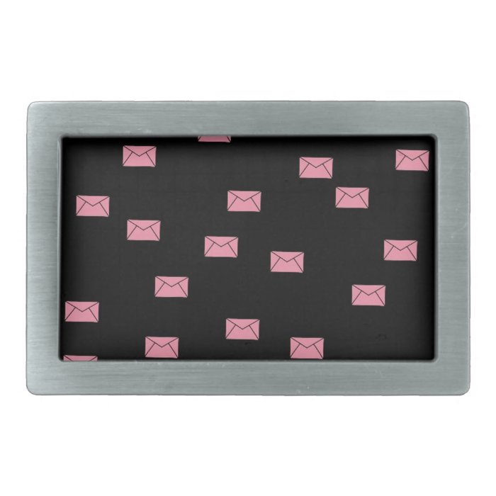 pink envelopes belt buckle