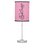 Pink Eraser Table Lamp Dorm Room Decor (Front)