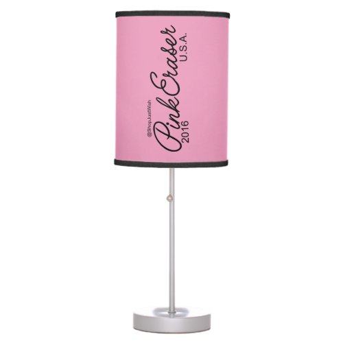 Pink Eraser Table Lamp Dorm Room Decor