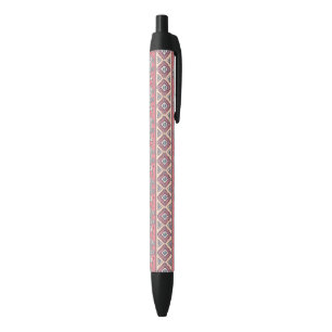 Pink Ethnic Elephant Pattern Pen